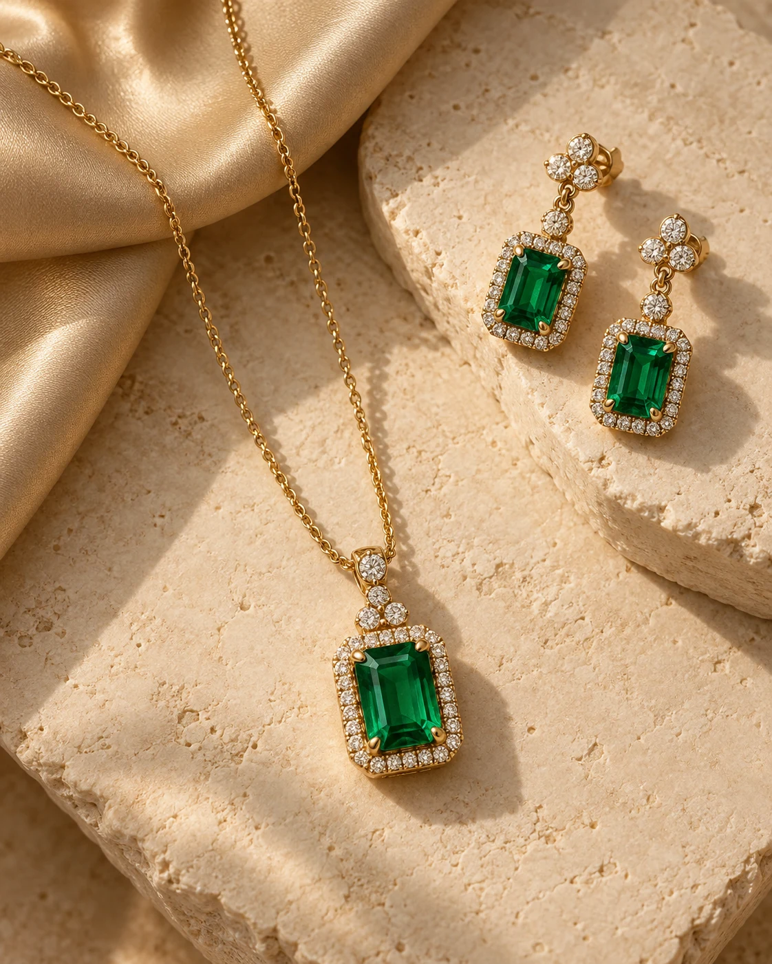 Gold jewellery editorial